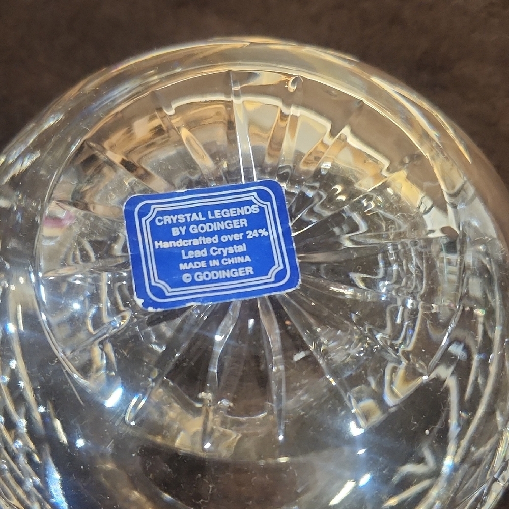 Godinger Crystal Legends Glass Bowl - Picture 2 of 4